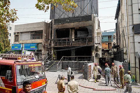 Fire at Eye Hospital in Delhi